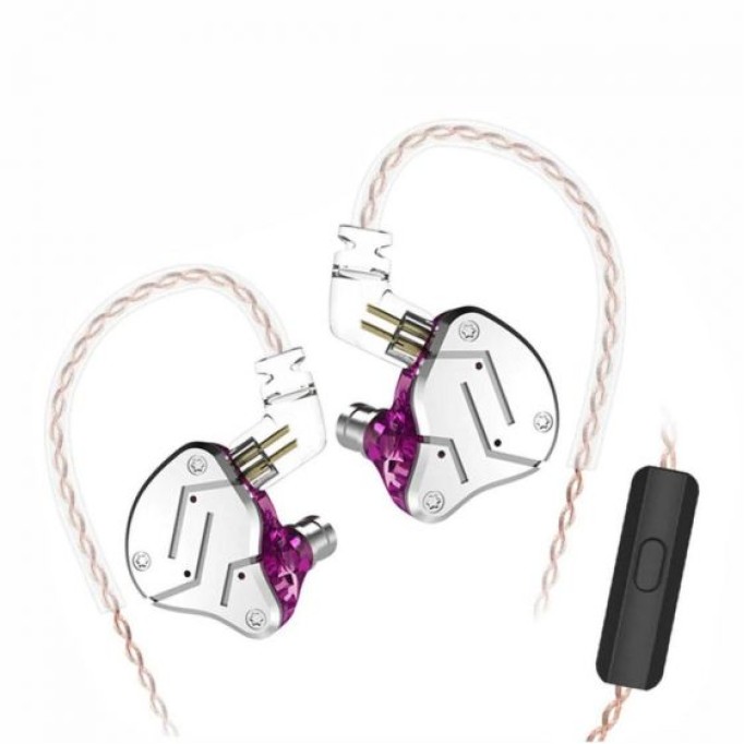 KZ ZSN BA + DD Driver Bass Metal Kulak İçi Kulaklık Mavi