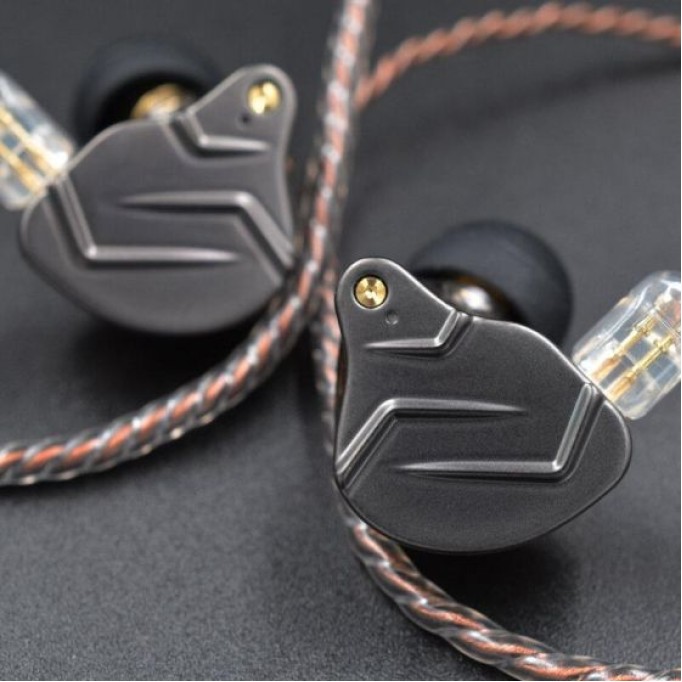 KZ ZSN BA + DD Driver Bass Metal Kulak İçi Kulaklık Mavi