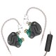 KZ ZSN BA + DD Driver Bass Metal Kulak İçi Kulaklık Mavi