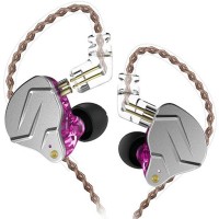 KZ ZSN Pro 1BA+1DD Hibrit Kulaklık Mor