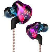 KZ ZST Pro Dual Driver HiFi Kulak İçi Kulaklık Mor
