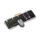 Lecoo CM107 Kablolu RGB Aydınlatmalı Gaming Türkçe Q Klavye & Mouse Seti Siyah