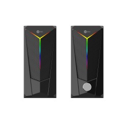 Lecoo DS104 Kablolu USB + 3.5mm Jack RGB Aydınlatmalı 6W Masaüstü Hoparlör Siyah Lecoo DS104 Kablolu USB + 3.5mm Jack RGB Aydınlatmalı 6W Masaüstü Hoparlör Siyah