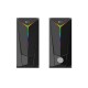 Lecoo DS104 Kablolu USB + 3.5mm Jack RGB Aydınlatmalı 6W Masaüstü Hoparlör Siyah
