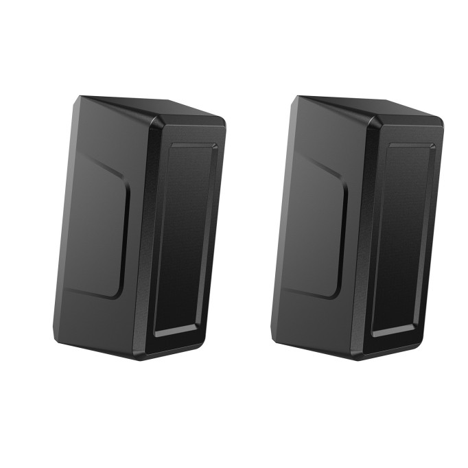 Lecoo DS104 Kablolu USB + 3.5mm Jack RGB Aydınlatmalı 6W Masaüstü Hoparlör Siyah
