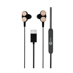 Lecoo EH102 Çift Sürücülü Type-C Kablolu Kulak İçi Kulaklık