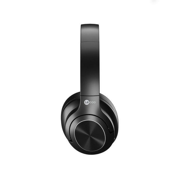 Lecoo ES208 Bluetooth 5.3 Kablosuz Mikrofonlu Kulak Üstü Kulaklık Katlanabilir Hafif Siyah
