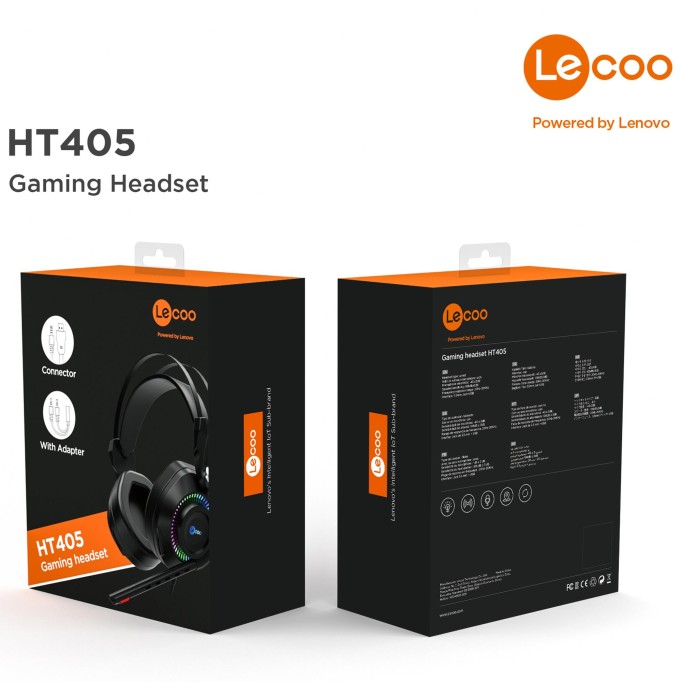 Lenovo Lecoo HT405 Kablolu RGB Oyuncu Kulaklığı