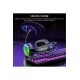 Lecoo HT409 RGB Işıklı USB Mikrofonlu Kablolu Oyuncu Kulak Üstü Gaming Kulaklık Siyah