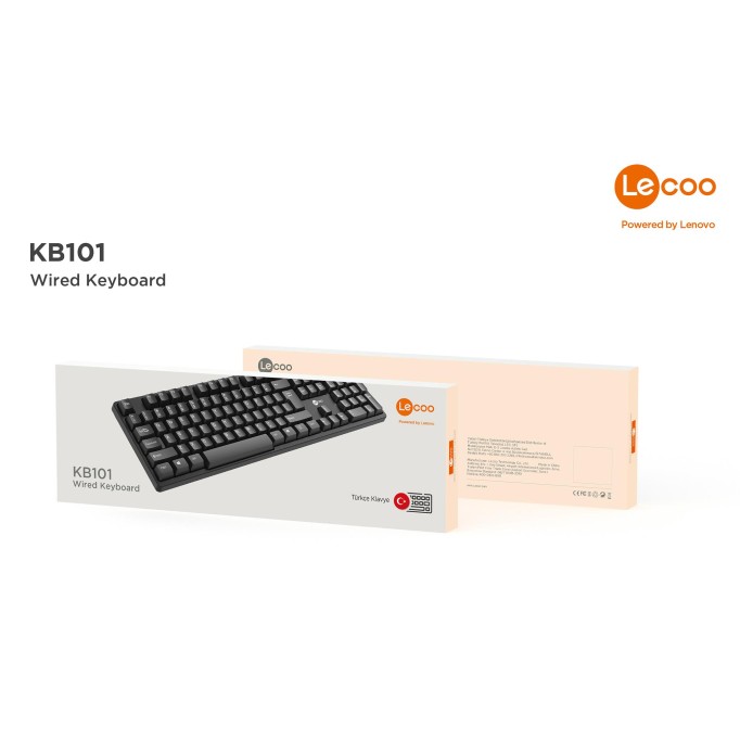 Lenovo Lecoo KB101 Kablolu Klavye