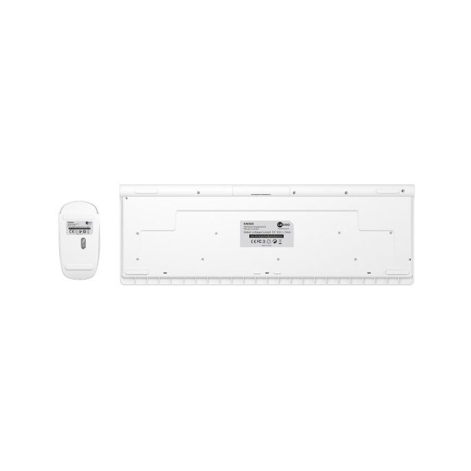 Lecoo KW203 Kablosuz Türkçe Q Ergonomik Klavye & Mouse Seti Beyaz