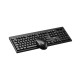 Lecoo KW210 Kablosuz Türkçe Q Ergonomik Klavye & Mouse Seti Siyah