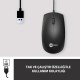 Lecoo MS100 USB Kablolu 1000 DPI 3 Tuşlu Optik Mouse Siyah