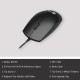 Lenovo Lecoo MS100 USB Kablolu 1000 DPI 3 Tuşlu Optik Mouse Siyah