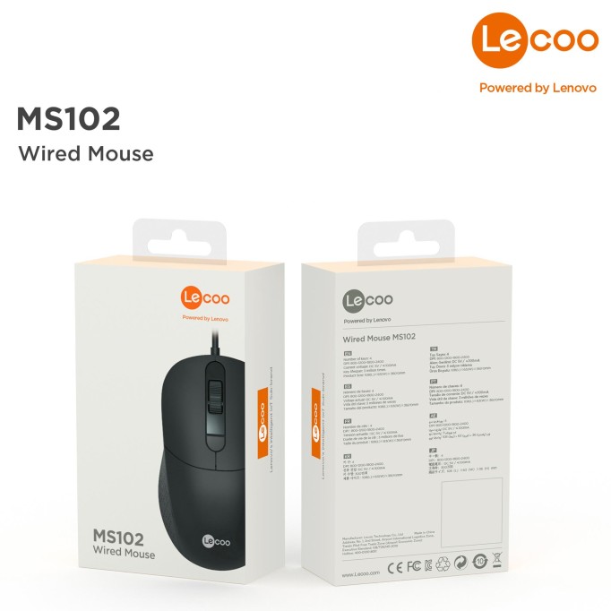 Lecoo MS102 Kablolu Mouse