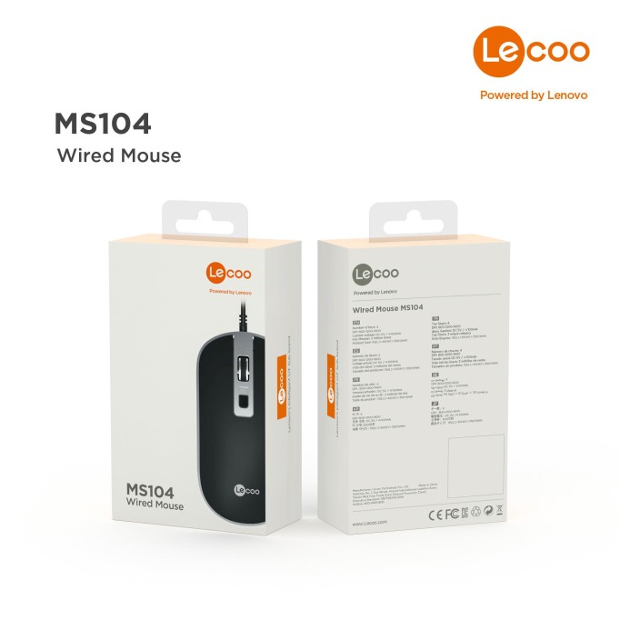 Lecoo MS104 Kablolu Mouse
