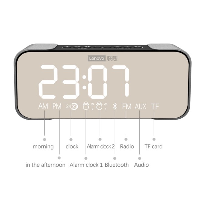Lenovo L022 FM Radyolu Kablosuz Bluetooth Hoparlör