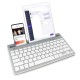 Lenovo Lecoo BK100 Çoklu Cihaz Özellikli Şarj Edilebilir Kablosuz Bluetooth Klavye Beyaz Lenovo Lecoo BK100 Çoklu Cihaz Özellikli Şarj Edilebilir Kablosuz Bluetooth Klavye Beyaz