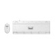 Lenovo Lecoo CM106 USB Kablolu Türkçe Q Klavye & Mouse Set Beyaz