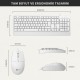 Lenovo Lecoo CM106 USB Kablolu Türkçe Q Klavye & Mouse Set Beyaz