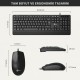 Lenovo Lecoo CM106 USB Kablolu Türkçe Q Klavye & Mouse Set Siyah