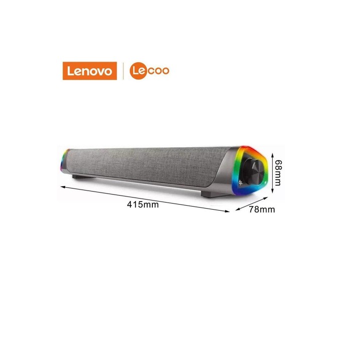 Lenovo Lecoo DS101 RGB TV Soundbar Kablolu Hoparlör Siyah Lenovo Lecoo DS101 RGB TV Soundbar Kablolu Hoparlör Siyah