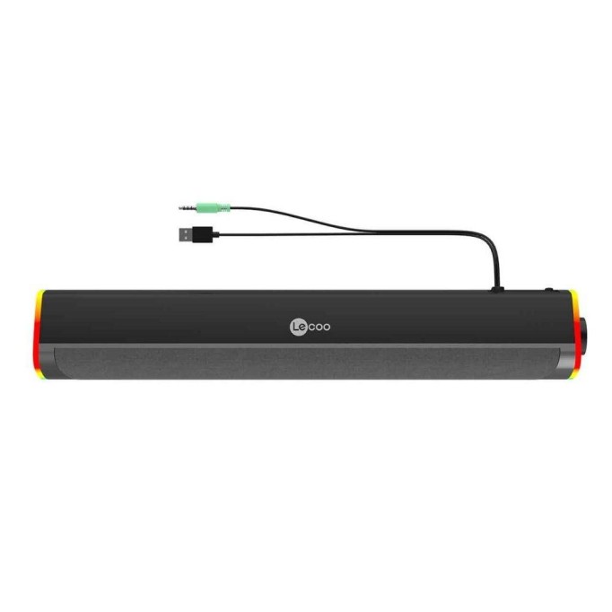 Lenovo Lecoo DS101 RGB TV Soundbar Kablolu Hoparlör Siyah Lenovo Lecoo DS101 RGB TV Soundbar Kablolu Hoparlör Siyah