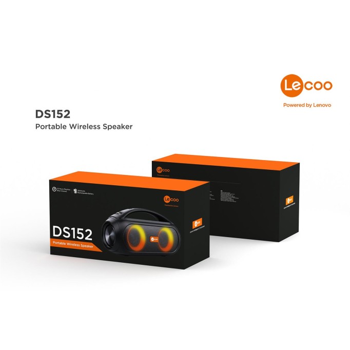 Lenovo Lecoo DS152 Boombox RGB Taşınabilir Bluetooth Hoparlör