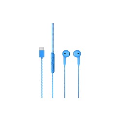Lecoo EH104 Kablolu Type-C Kulak İçi Kulaklık Mavi