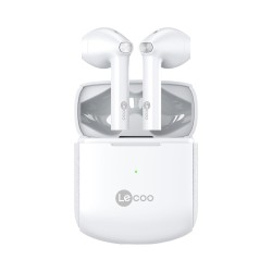 Beyaz Lecoo EW303 Bluetooth 5.0 Kablosuz Kulak İçi Kulaklık Beyaz