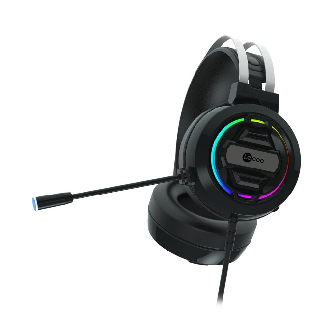 Lecoo HT401 Kulak Üstü RGB Gaming Oyuncu Kulaklığı 3.5mm Jack + USB