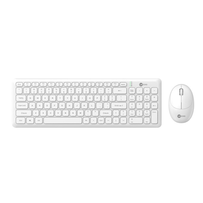 Lenovo Lecoo KW204 Kablosuz Klavye & Mouse Set Beyaz