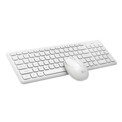 Beyaz Lenovo Lecoo KW204 Kablosuz Klavye & Mouse Set Beyaz