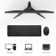 Lenovo Lecoo KW204 Kablosuz Klavye & Mouse Set Siyah