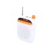 Lecoo MCS30 Ses Kaydetme Özellikli Bluetooth/USB/AUX/TF Kart Çift Mikrofonlu Taşınabilir Hoparlör Beyaz