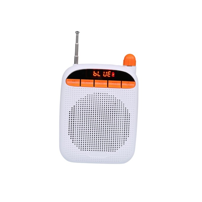 Lecoo MCS30 Ses Kaydetme Özellikli Bluetooth/USB/AUX/TF Kart Çift Mikrofonlu Taşınabilir Hoparlör Beyaz