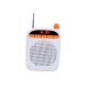 Lecoo MCS30 Ses Kaydetme Özellikli Bluetooth/USB/AUX/TF Kart Çift Mikrofonlu Taşınabilir Hoparlör Beyaz
