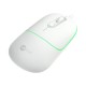Lenovo Lecoo MS110 RGB Sessiz Tuşlu Kablolu Optik Mouse Beyaz