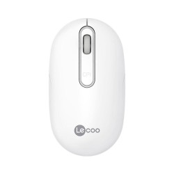 Beyaz Lenovo Lecoo WS207 Şarj Edilebilir Kablosuz Mouse Beyaz