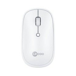 Beyaz Lenovo Lecoo WS209 Dual Mod Bluetooth ve Kablosuz Şarj Edilebilir Optik Mouse Beyaz