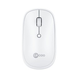 Beyaz Lecoo WS209 Dual Mod Bluetooth ve Kablosuz Şarj Edilebilir Optik Mouse Beyaz