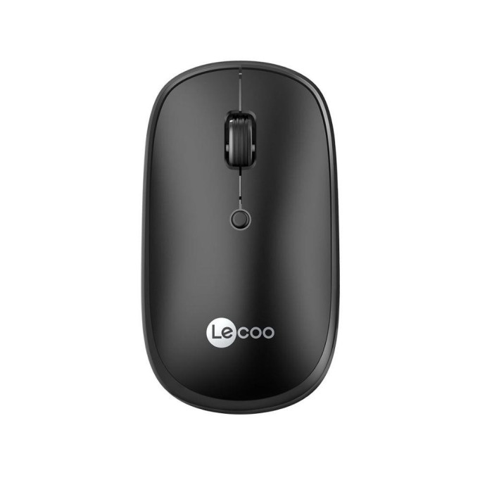 Lenovo Lecoo WS209 Dual Mod Bluetooth ve Kablosuz Şarj Edilebilir Optik Mouse Siyah