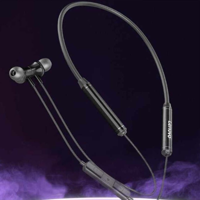 Lenovo QE08 Kablosuz Bluetooth Spor Kulaklık Kırmızı