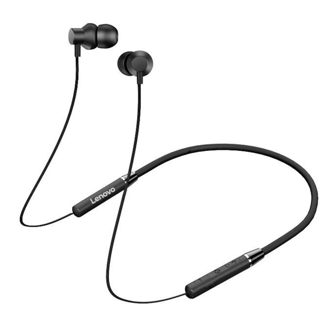 Lenovo QE08 Kablosuz Bluetooth Spor Kulaklık Kırmızı