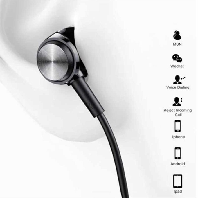 Lenovo QF310 Mikrofonlu Kablolu Kulak İçi Kulaklık Siyah