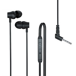 Siyah Lenovo QF320 Kulak İçi Mikrofonlu Kulaklık Siyah