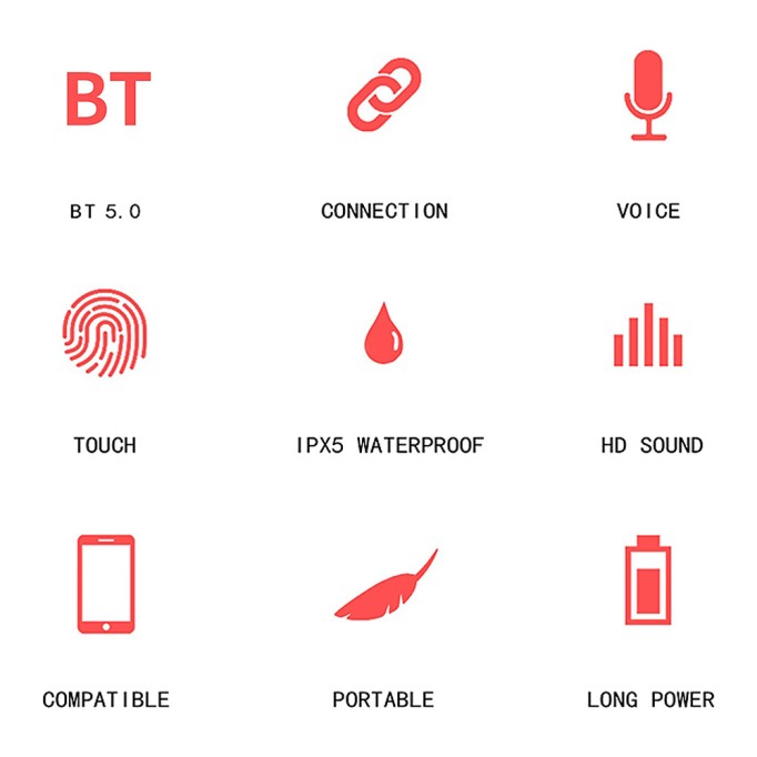 Lenovo QT82 TWS Kablosuz Bluetooth 5.0 Kulaklık Beyaz
