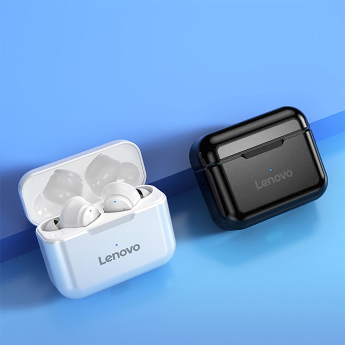 Lenovo QT82 TWS Kablosuz Bluetooth 5.0 Kulaklık Siyah