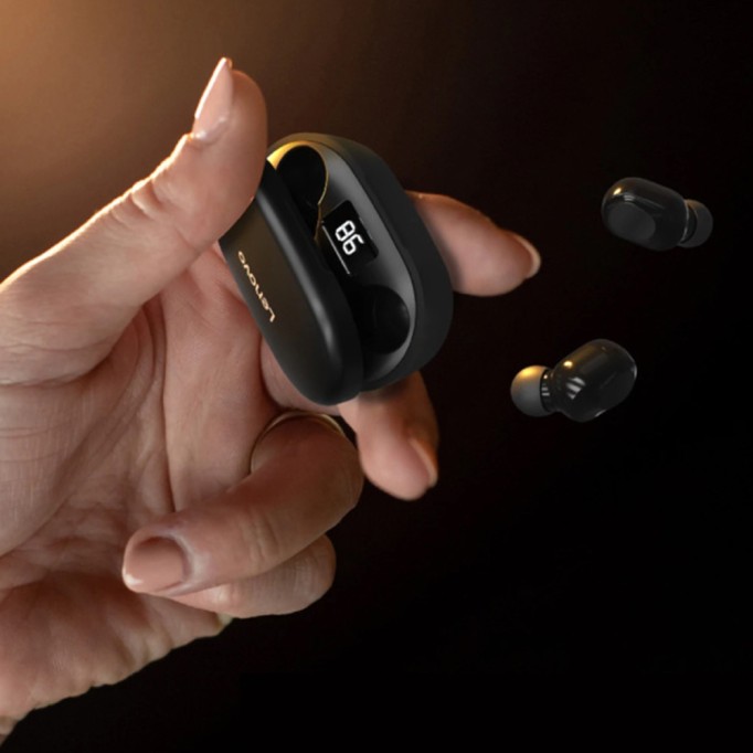 Lenovo XT91 TWS Bluetooth 5.0 Kablosuz Kulaklık Siyah