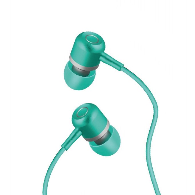 Linktech H40 Metal Kulak içi Mikrofonlu Kulaklık Yeşil